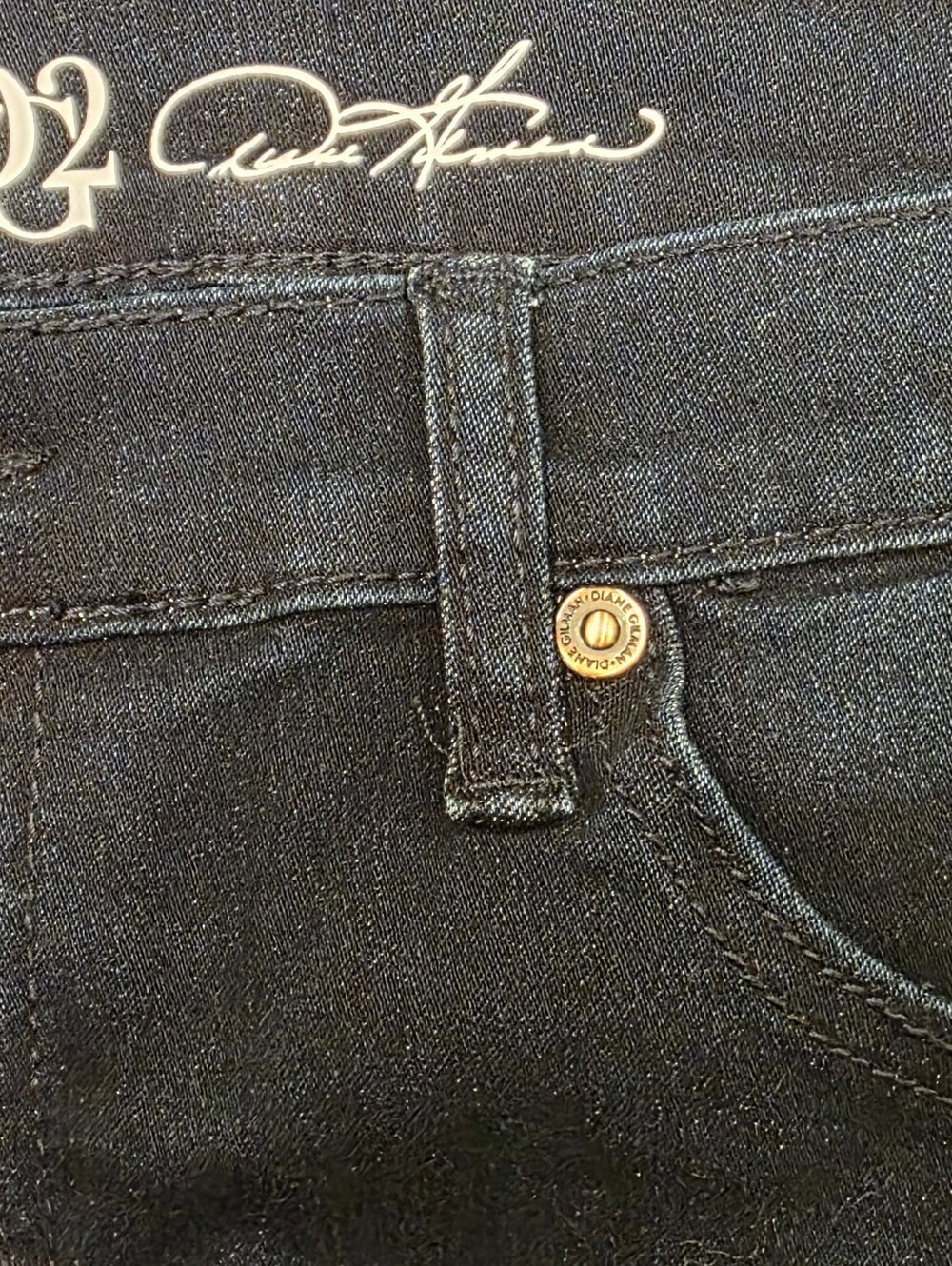 DG2 by Diane Gilman Dark Wash Jeans NWOT Size 16P - Picture 2 of 4